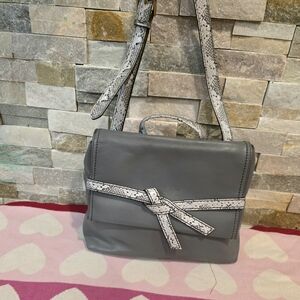 Fossil Willow Crossbody In Gray